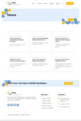 CaYo - Creative Agency Elementor Template Kit