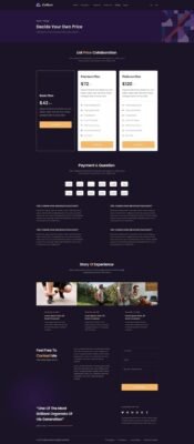 Calliam - Creative CV Elementor Template Kit