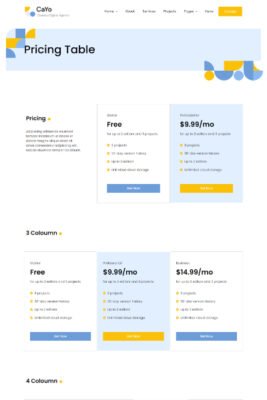 CaYo - Creative Agency Elementor Template Kit