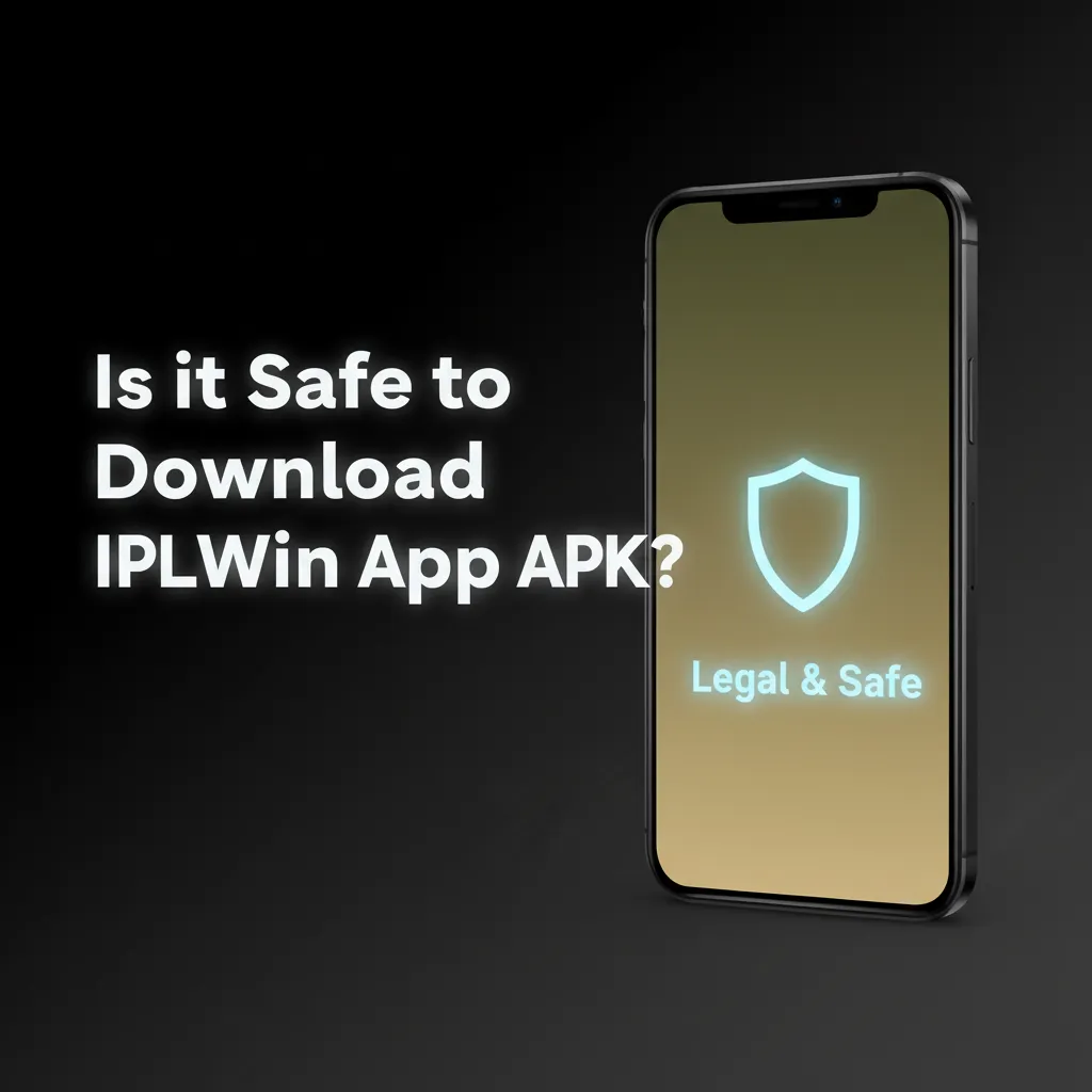Phone with padlock and shield, indicating IPLWin APK is licensed and SSL-encrypted for secure betting and payments.